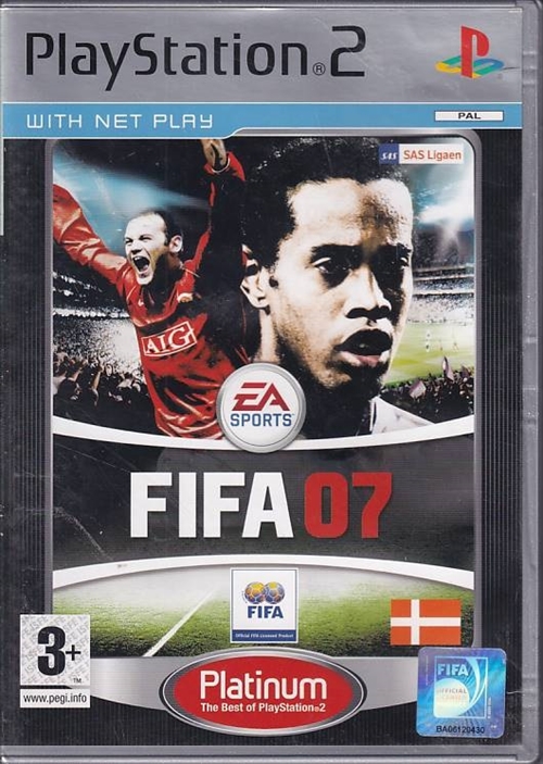 Fifa 07 - Platinum - PS2 (B Grade) (Genbrug)